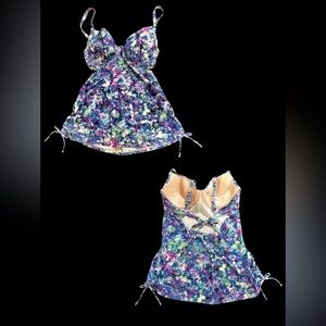 Smart & Sexy Floral Print Babydoll